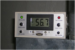 Tableau de bord d'un dehumidificateur