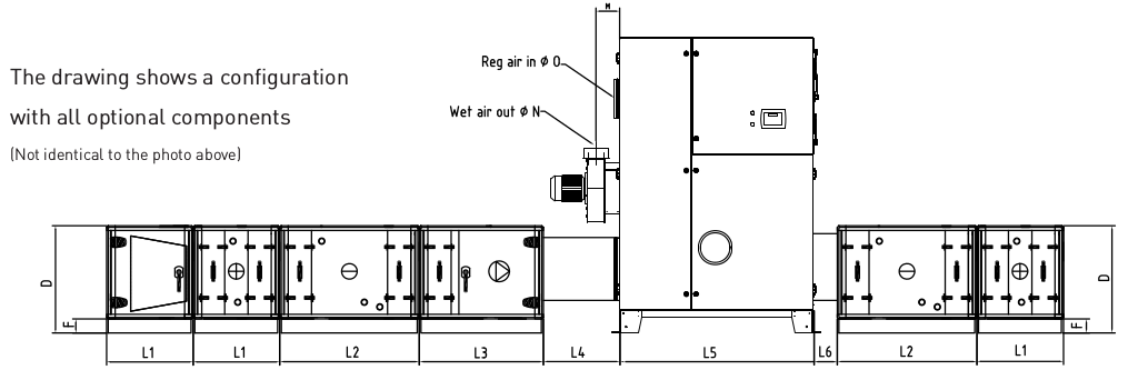 Schéma déshumidificateurs CZ-FLEX